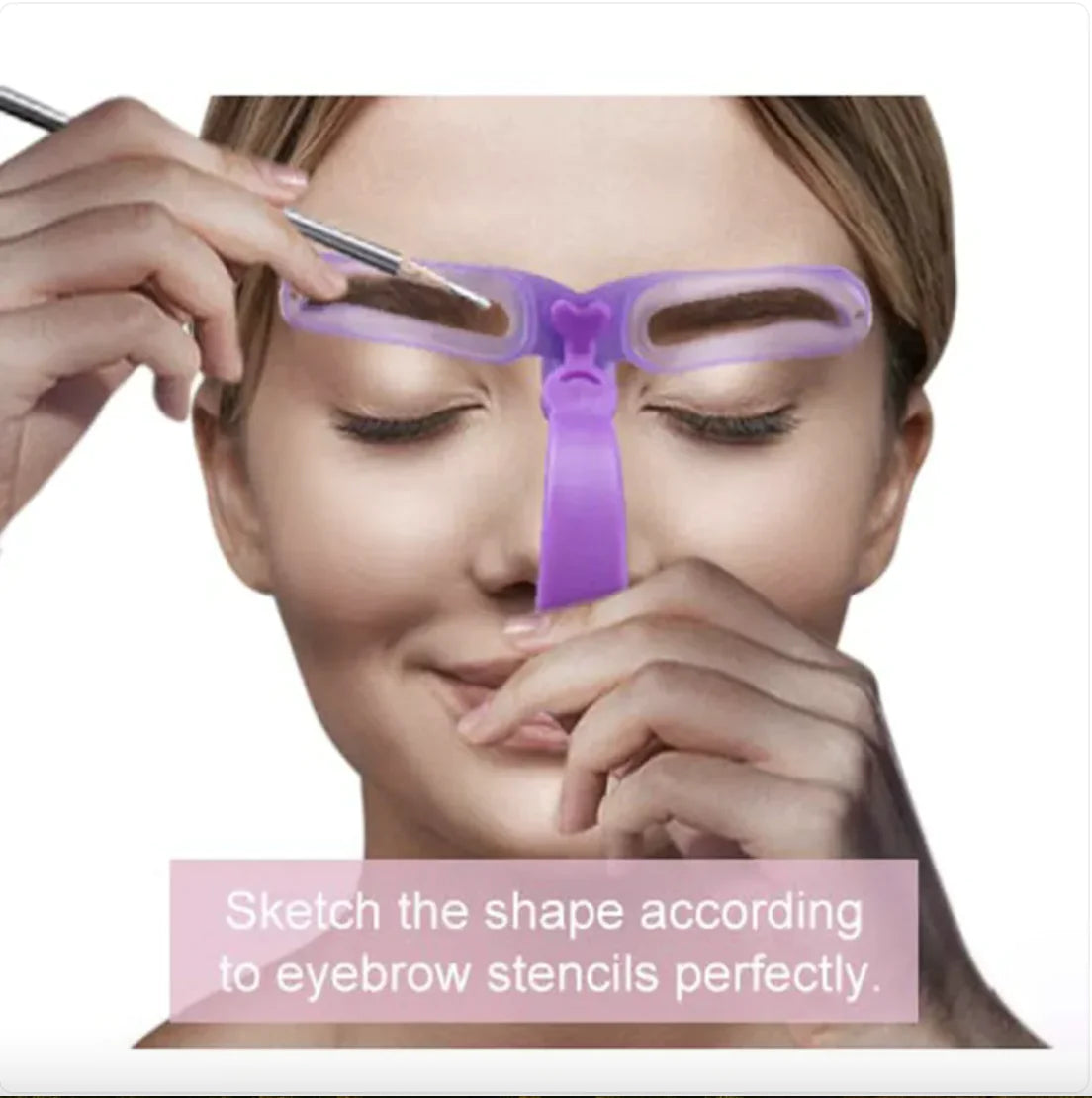 Precision Eyebrow Stencil Tool
